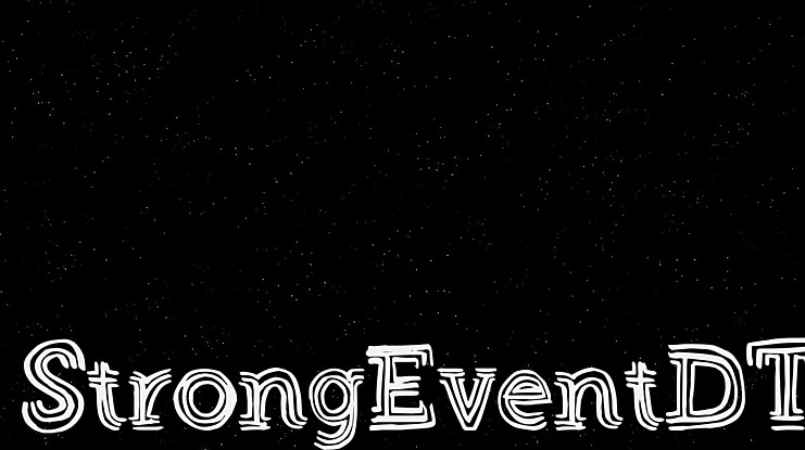 StrongEventDT Font