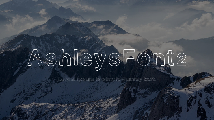 AshleysFont2 Font