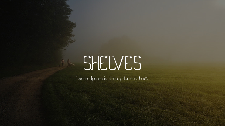 SHELVES Font