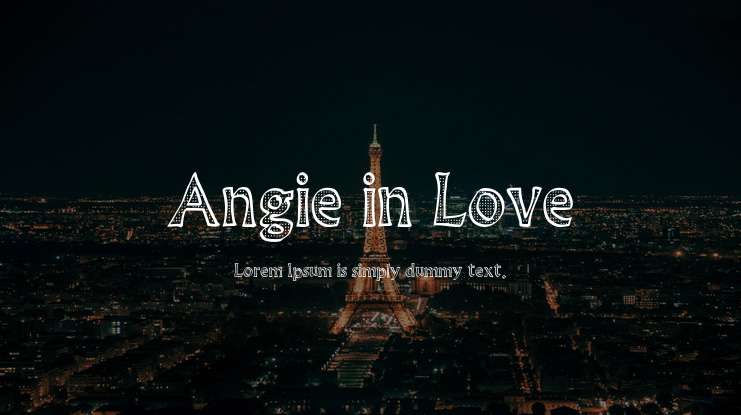 Angie in Love Font