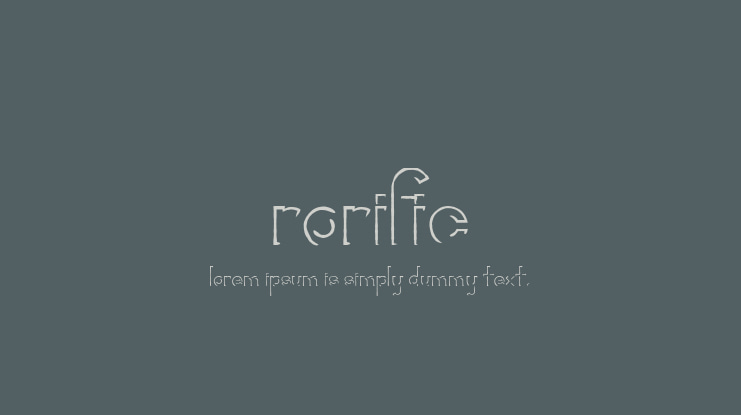 Rorific Font