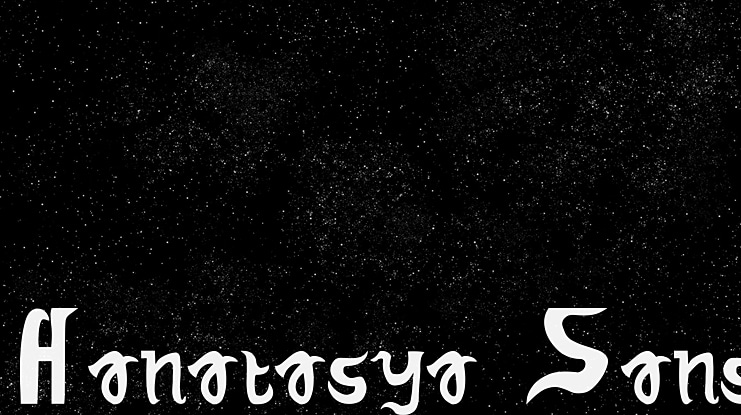 Hanatasya Sans Font