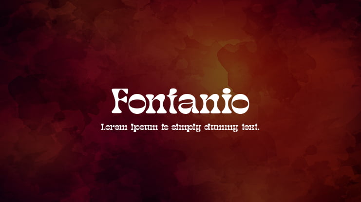 Fontanio Font