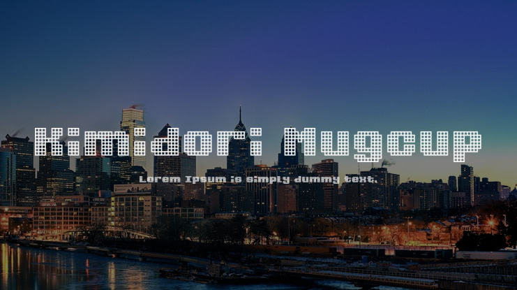 Kimidori Mugcup Font
