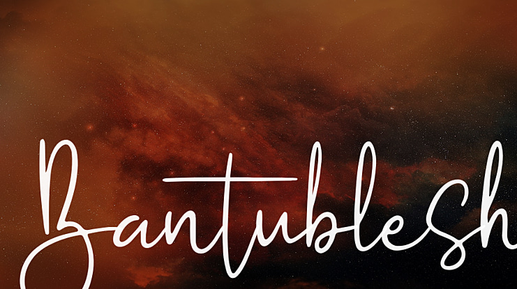 Bantublesh Font
