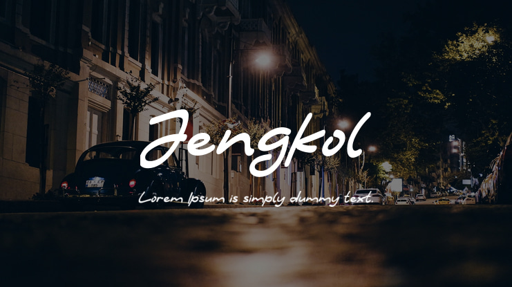 Jengkol Font