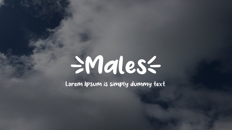 Males Font