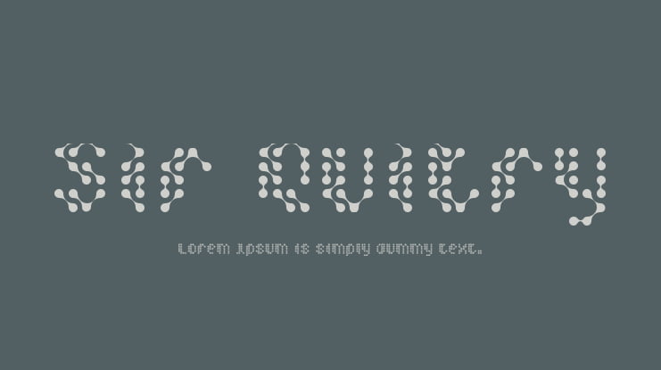Sir Quitry Font