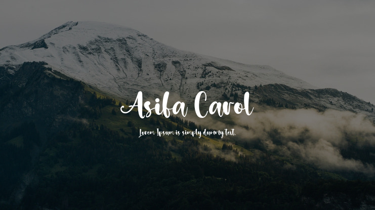 Asifa Carol Font