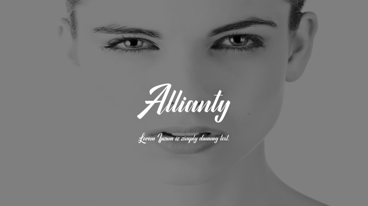 Allianty Font