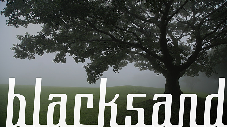 blacksand Font
