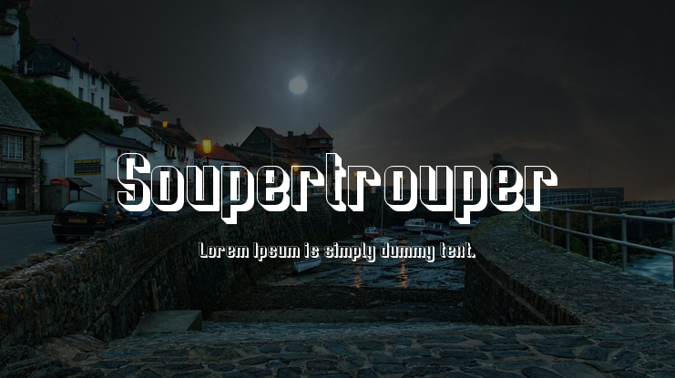 Soupertrouper Font Family