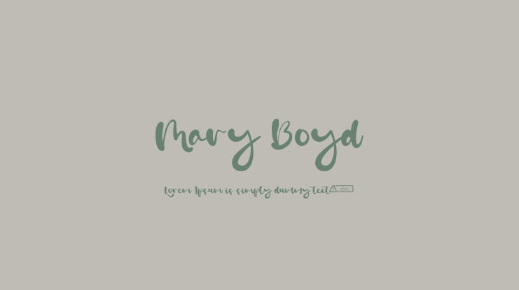 Mary Boyd Font