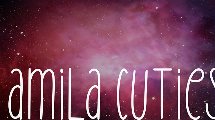 Amila Cuties Font Family