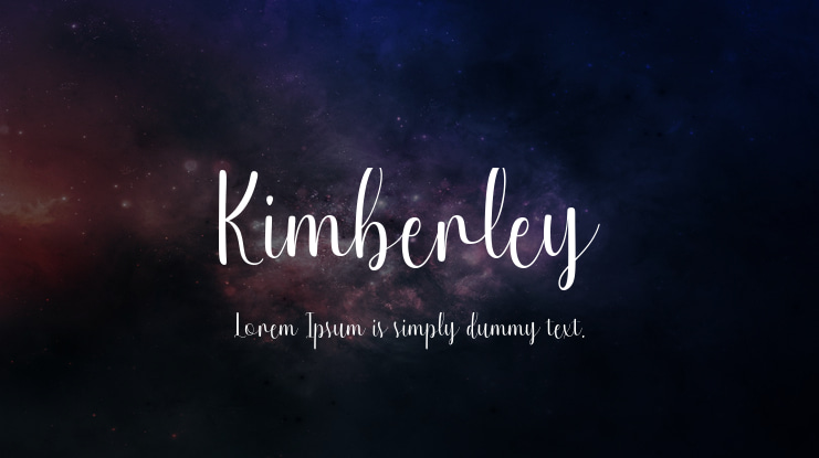 Kimberley Font