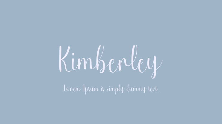 Kimberley Font