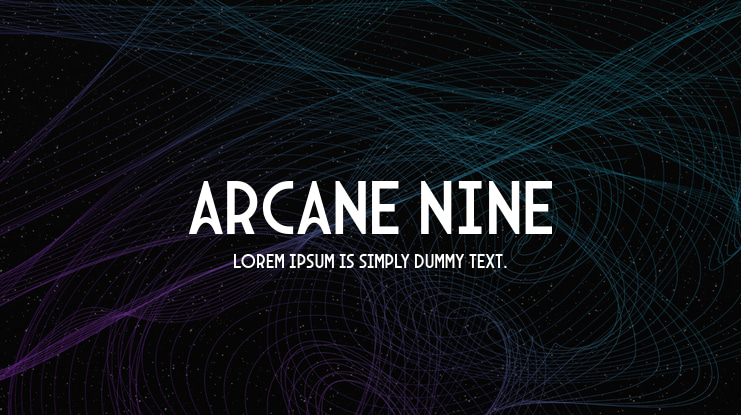 Arcane Nine Font