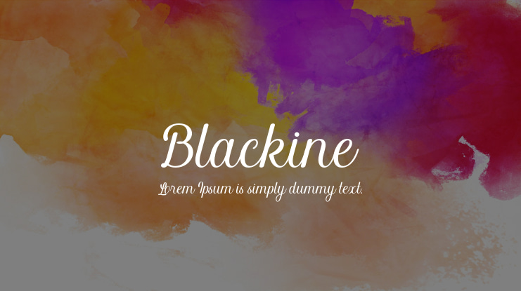 Blackine Font
