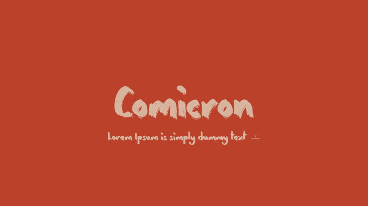 Comicron Font