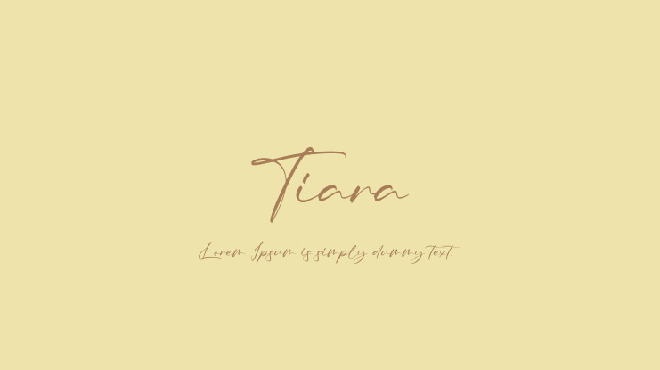 Tiara Font