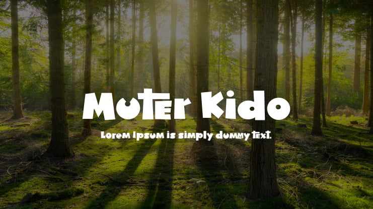 Muter Kido Font