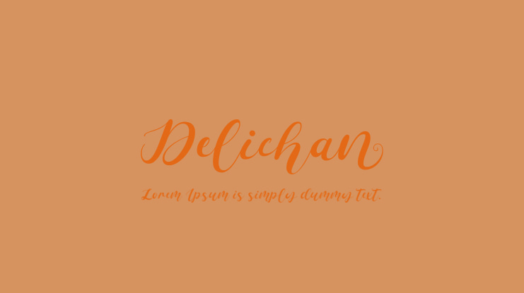 Delichan Font