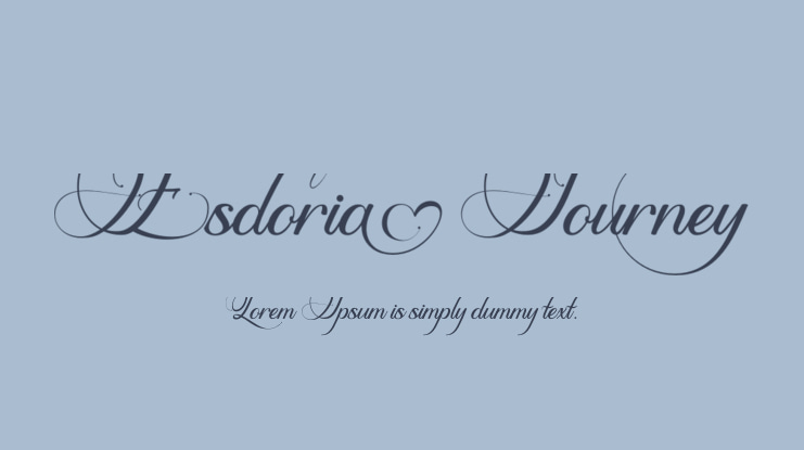Esdoria Journey Font