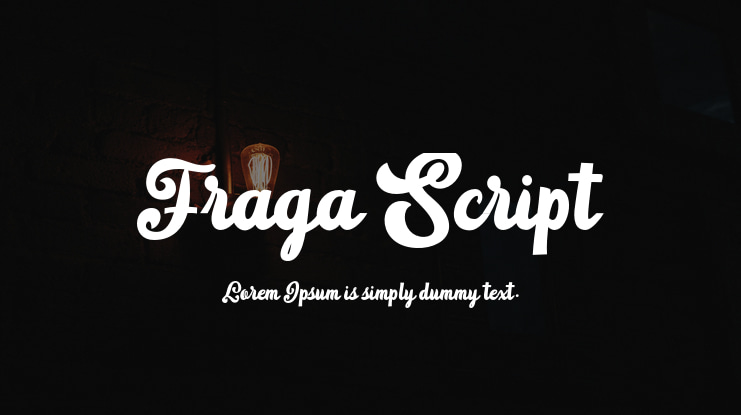 Fraga Script Font Family