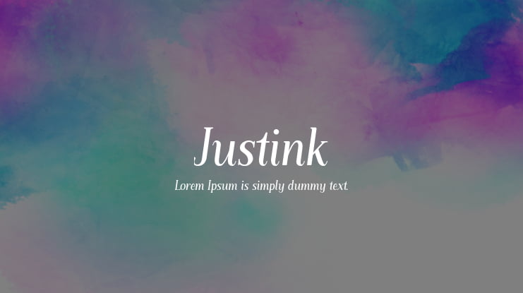 Justink Font