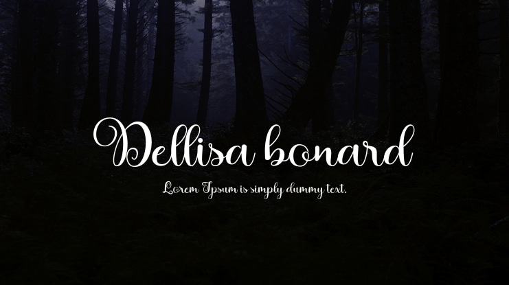 Dellisa bonard Font