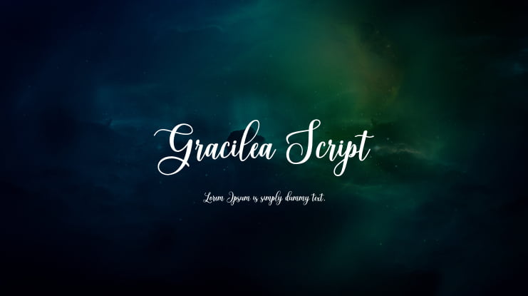 Gracilea Script Font