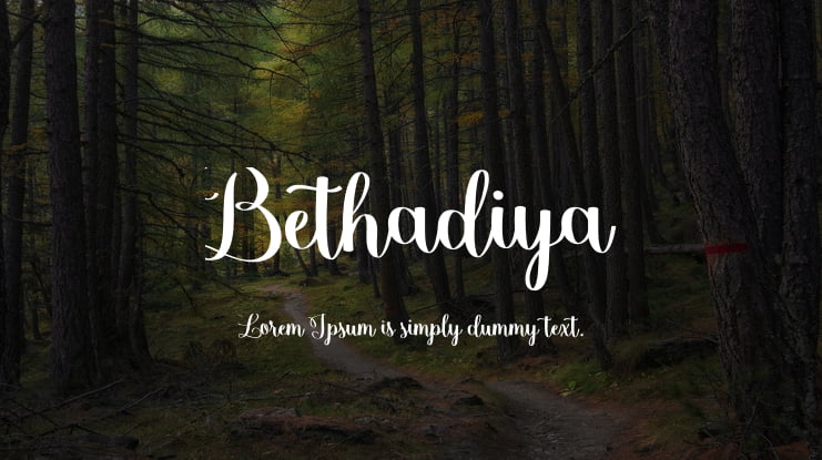 Bethadiya Font