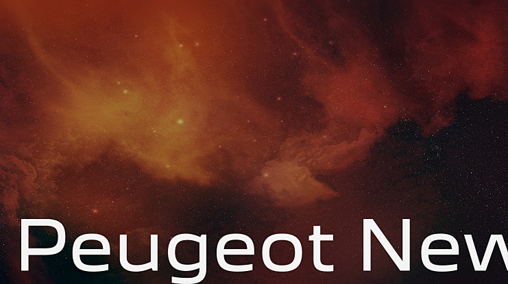 Peugeot New Font Family