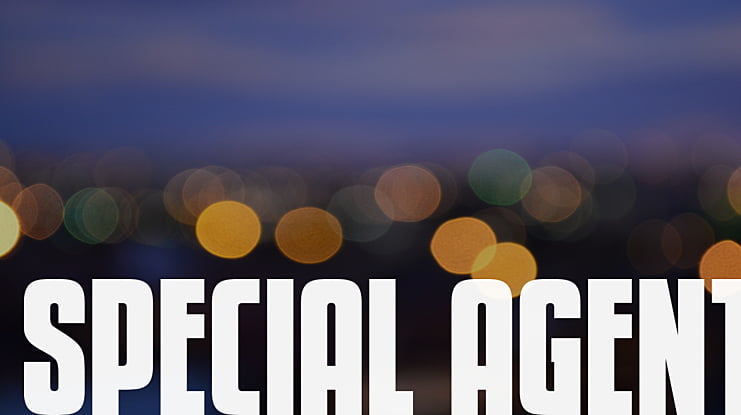Special Agent Font Family