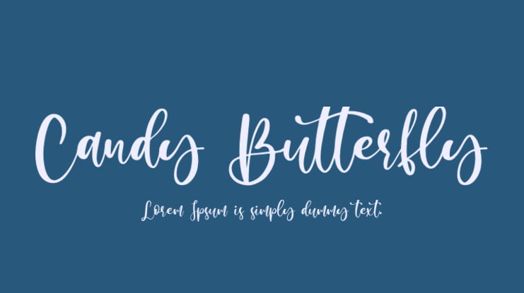 Candy Butterfly Font