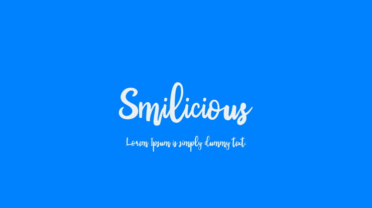 Smilicious Font