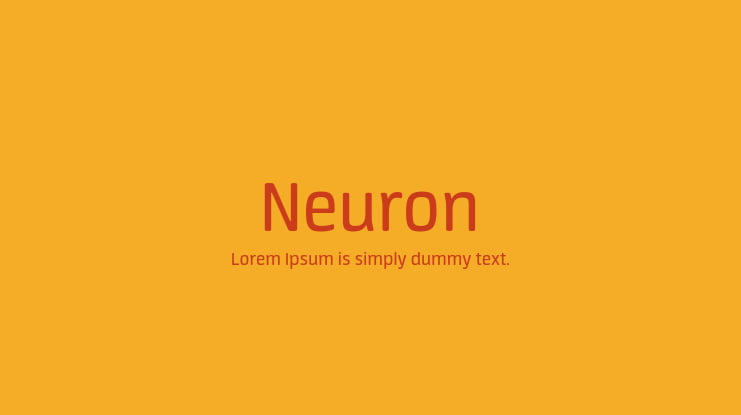 Neuron Font Family