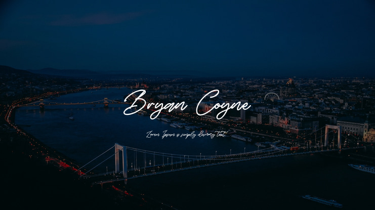 Bryan Coyne Font