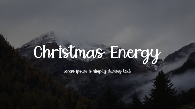 Christmas Energy Font