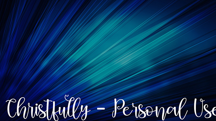 Christfully - Personal Use Font