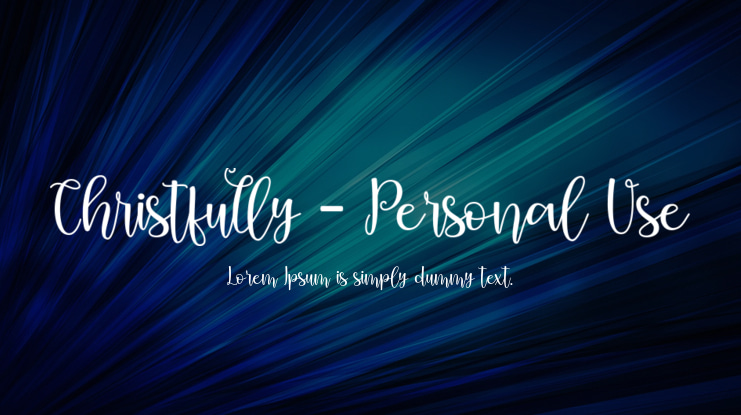 Christfully - Personal Use Font