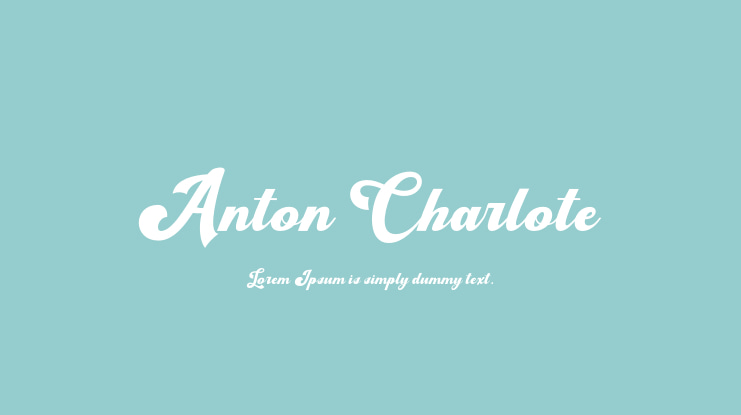 Anton Charlote Font