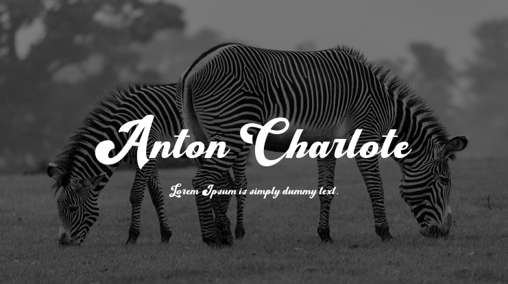 Anton Charlote Font