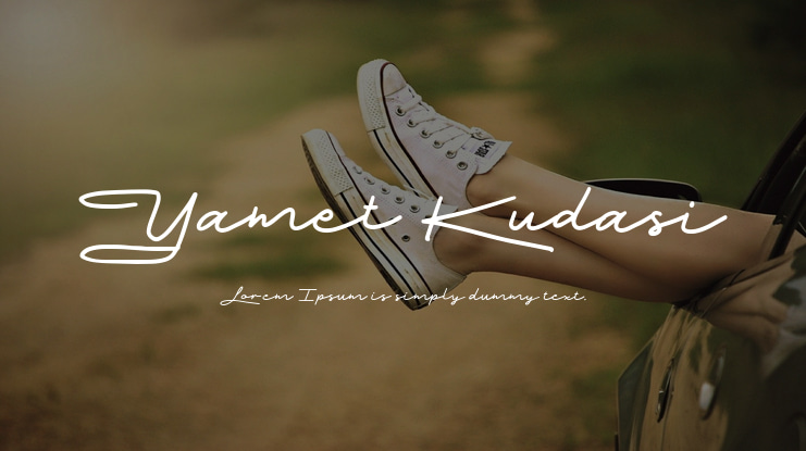 Yamet Kudasi Font