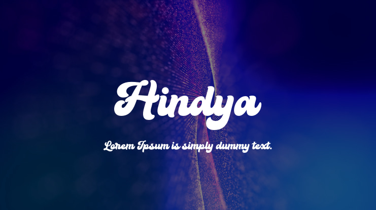 Hindya Font