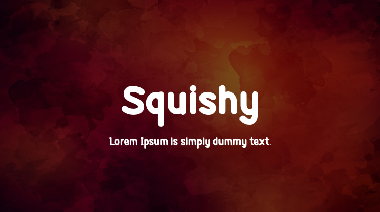 Squishy Font