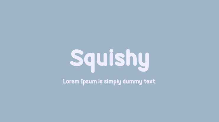 Squishy Font