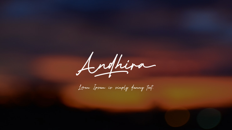 Andhira Font