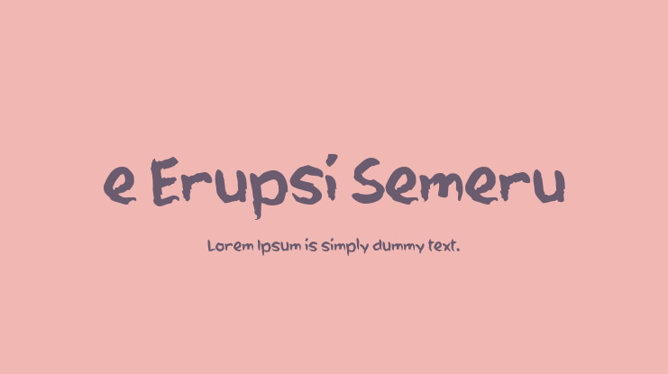 e Erupsi Semeru Font
