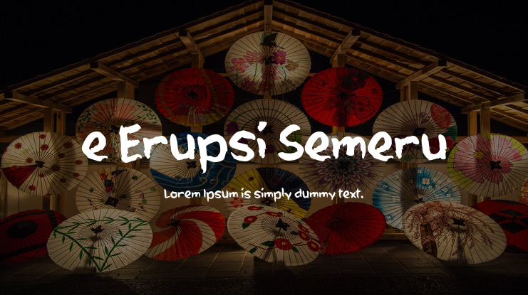 e Erupsi Semeru Font